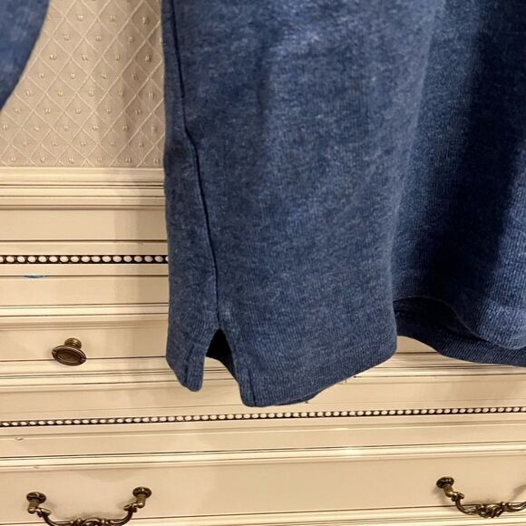 blue Polo Ralph Lauren Luxury Jersey Quarter-Zip Pullover - Picture 6 of 6